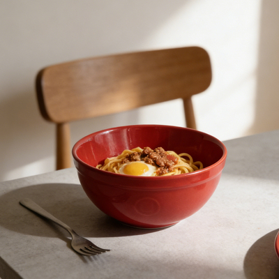 法国Emile Henry碗陶瓷烤箱碗红色漂亮碗家用2025新款高颜值餐具