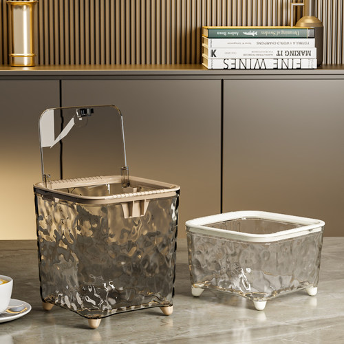 厨房台面按压式垃圾桶迷你收纳盒