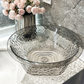 透明洗脸盆家用厨房洗菜盆浴室卫生间厕所学生加厚洗衣盆小塑料盆