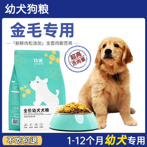 金毛幼犬专用肉松补钙壮骨狗粮