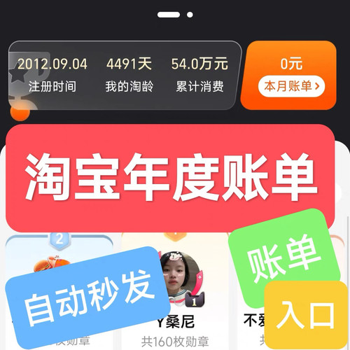 2026年我的人生账单入口 总消费我的年度账单开通2025至