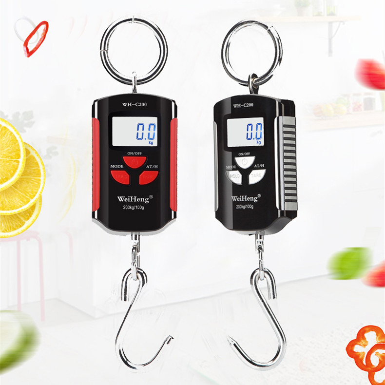 起重吊磅秤200kg吊钩秤威衡电子秤充电手提称定峰值拉力秤握力计