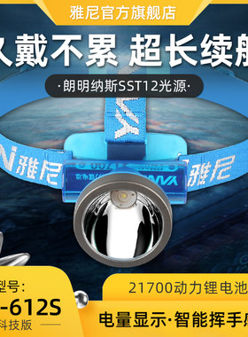 雅尼科技版头灯强光充电
