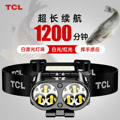 TCL户外头灯强光充电超亮
