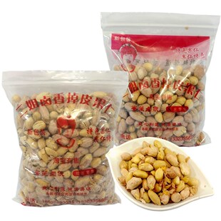 天津武清特产二姐卤香掉皮果仁400g*5袋五香熟花生米坚果零食小吃