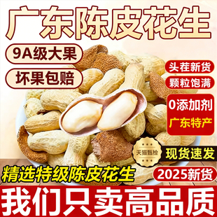 央妈推荐新会陈皮花生2025新货水煮花生江门特产坚果炒货年货零食