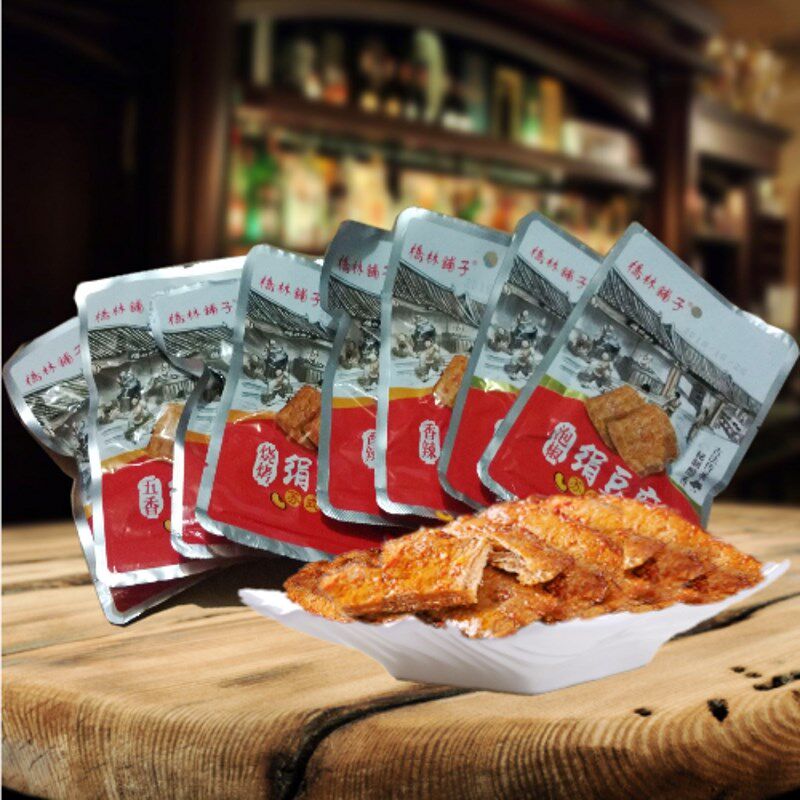 新桥林铺子绢豆腐烧烤卤味豆腐干香辣手撕素肉五香素食休闲零食