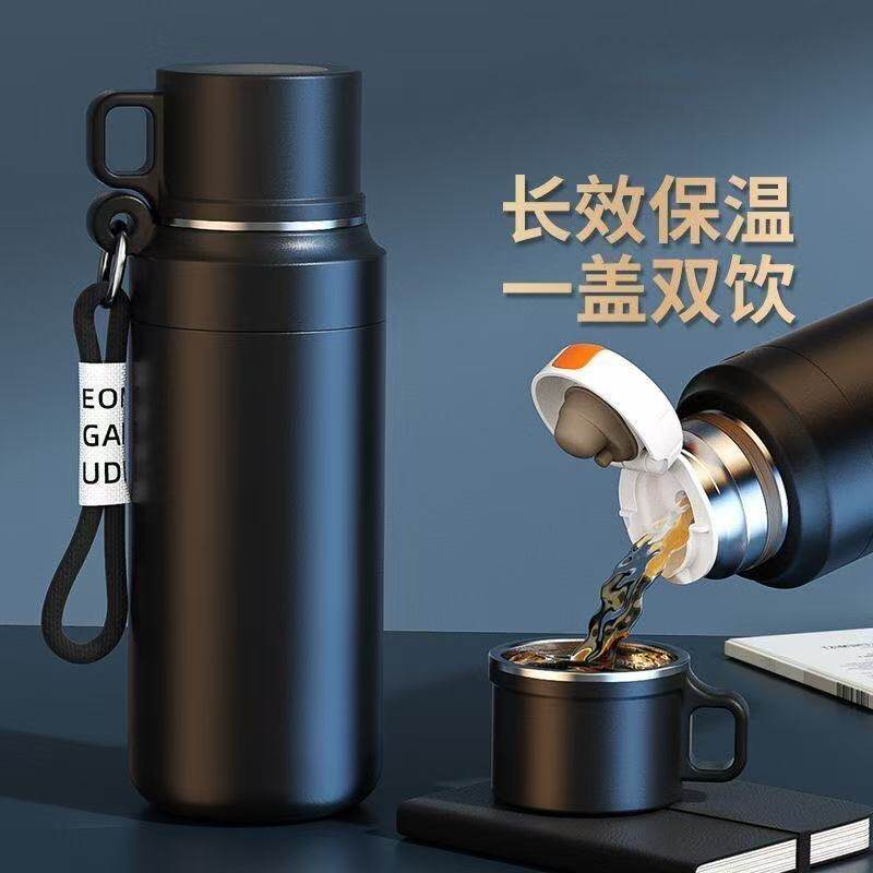 按压式304不锈钢材质保温杯新款水杯水壶大容量杯子学生便携户外