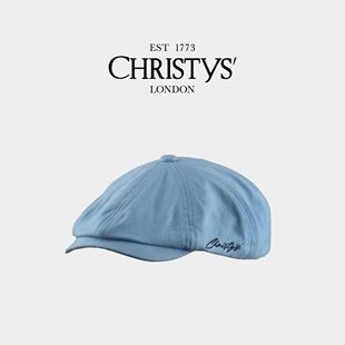 【2024夏季新品】Christys'百年皇室品牌 亚麻BakerboyCap报童帽