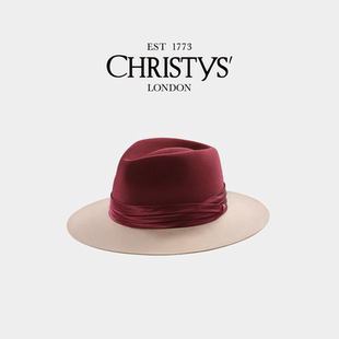 英国皇室品牌 Christys 羊毛礼帽Fedora费多拉礼帽 官方正品