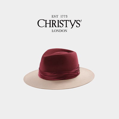 Christys百年皇室品牌Fedora帽
