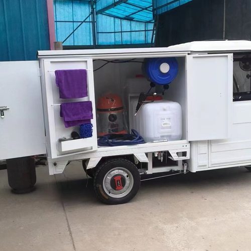 高压热水清洗机流动高压蒸汽洗车机商用移动上门洗车机