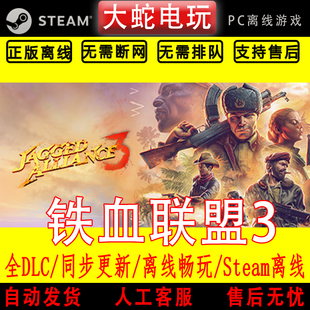 铁血联盟3 steam离线中文PC版单机游戏全DLC包更新