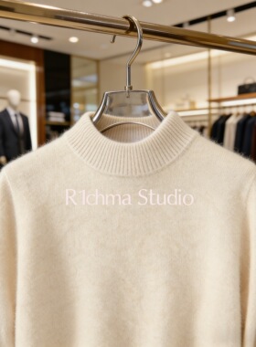 100%羊毛衫毛衣针织衫百搭秋冬天然纤维男士半高领舒适打底衫内搭