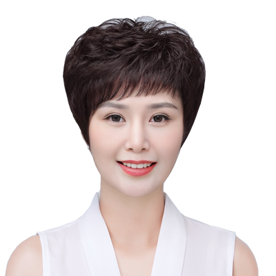 舒优美真人发丝逼真自然假发片