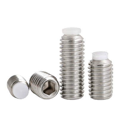 304不锈钢防撞顶丝胶头机米