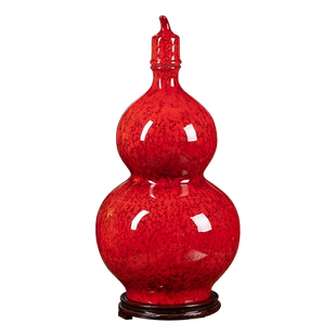 红色葫芦陶瓷空酒瓶白酒壶5/10斤景德镇家用密封泡酒专用酒坛酒罐