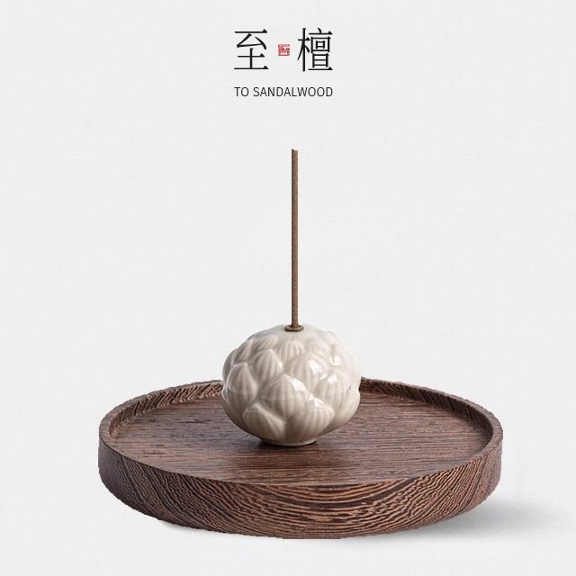 至檀世家【陶瓷莲花】中式精致香插 不落灰线香炉 禅意高级感香托,家居饰品,香托/香盘/香座/香插,淘宝优惠券,粉丝福利购,淘宝优惠卷