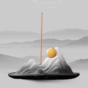 至檀世家「送你一片江山」中式 不落灰禅意茶室香托 精致轻奢香插