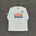 Usa Chest Flag (White) Long Sleeves
