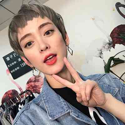 狗啃刘海假发女短发二次元自然逼真发型蓬松减龄短直发帅气酷bobo
