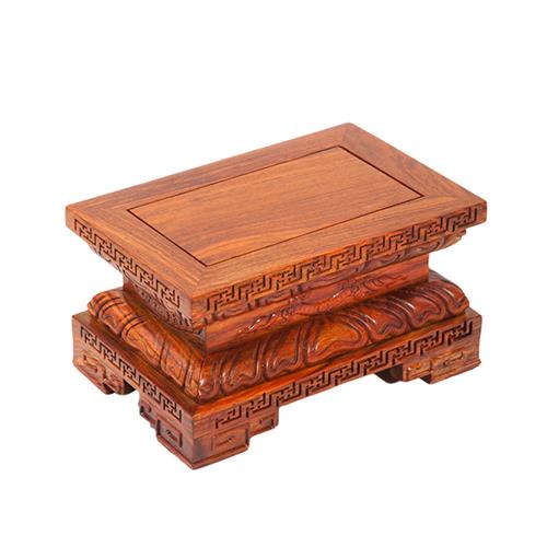 红木佛像底座实木加高供奉观音财神关公摆件托架莲花座台家用供佛