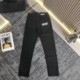 显瘦长裤 新款 高级感男女同款 修身 潮牌GOOD刺绣牛仔裤 轻奢烫钻时尚