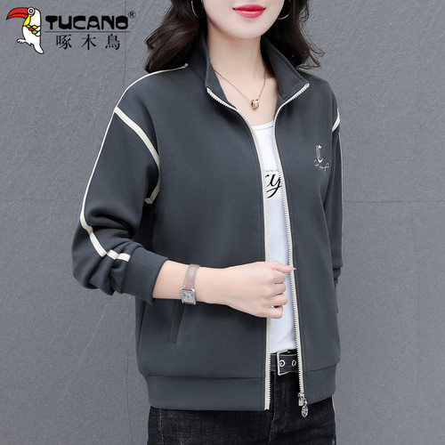 啄木鸟开衫卫衣女新款2025爆款时