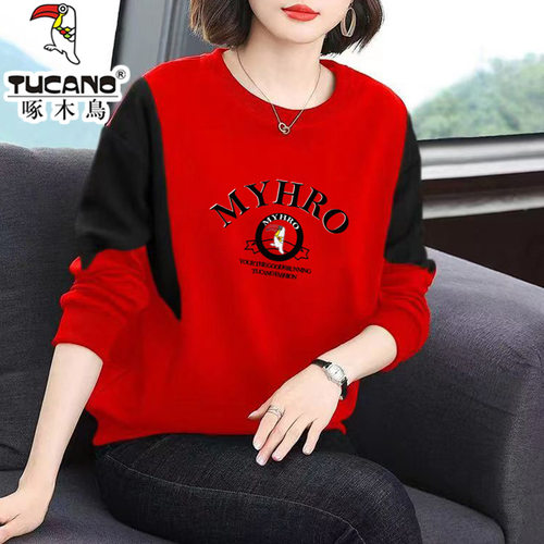 啄木鸟短款女士卫衣春秋2025年新