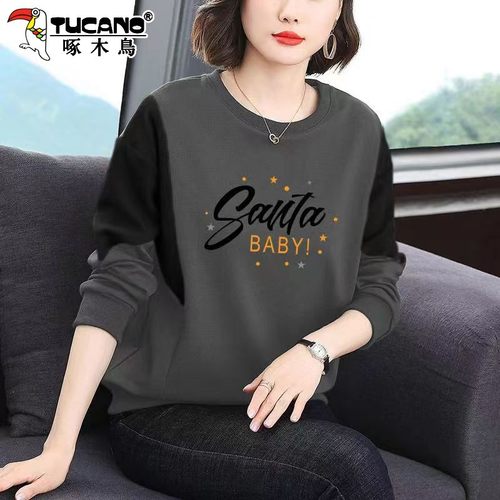 啄木鸟中年女士卫衣女春秋2025新