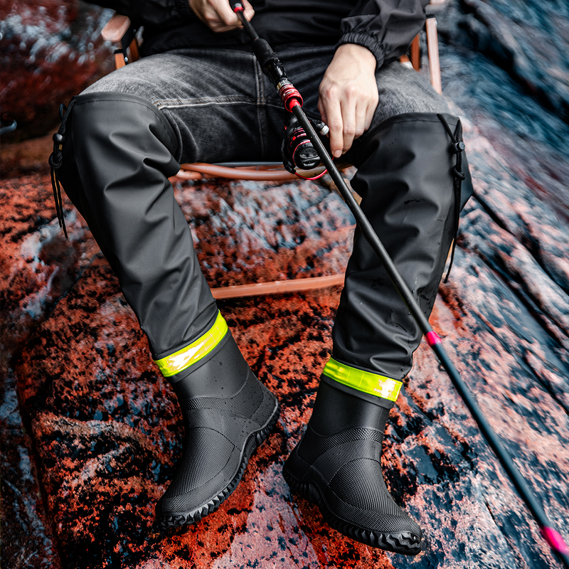 36-45特高水裤束口捕鱼插秧雨鞋