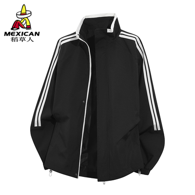 稻草人官方旗舰店冲锋衣外套男