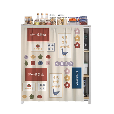 煦纳置物架货架遮挡帘杂物遮丑帘
