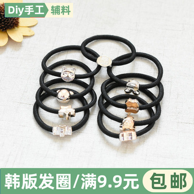 韩版发圈头绳头饰皇冠米奇蝴蝶结