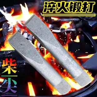 全钢劈柴神器户外锻打大号柴尖纯钢分裂手工开刃斧子家用劈桩工具