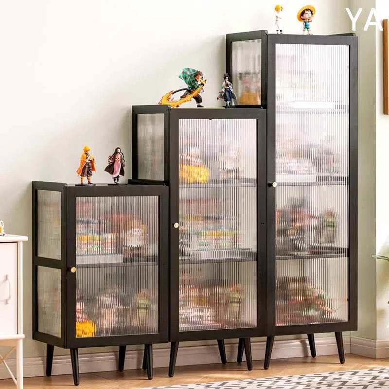 展示柜手办亚克力展示架非玻璃化妆品产品烟货架小型陈列柜子新款