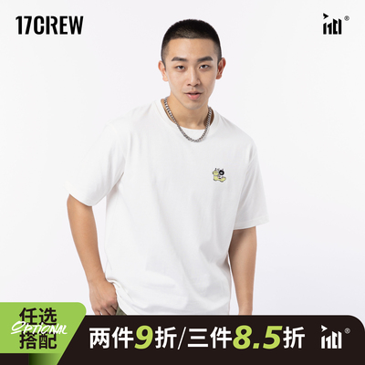 短袖男女同款刺绣短袖