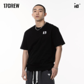 300G棉重磅正版 1701原创BIBO短袖 宽松潮牌圆领t恤夏季 17CREW