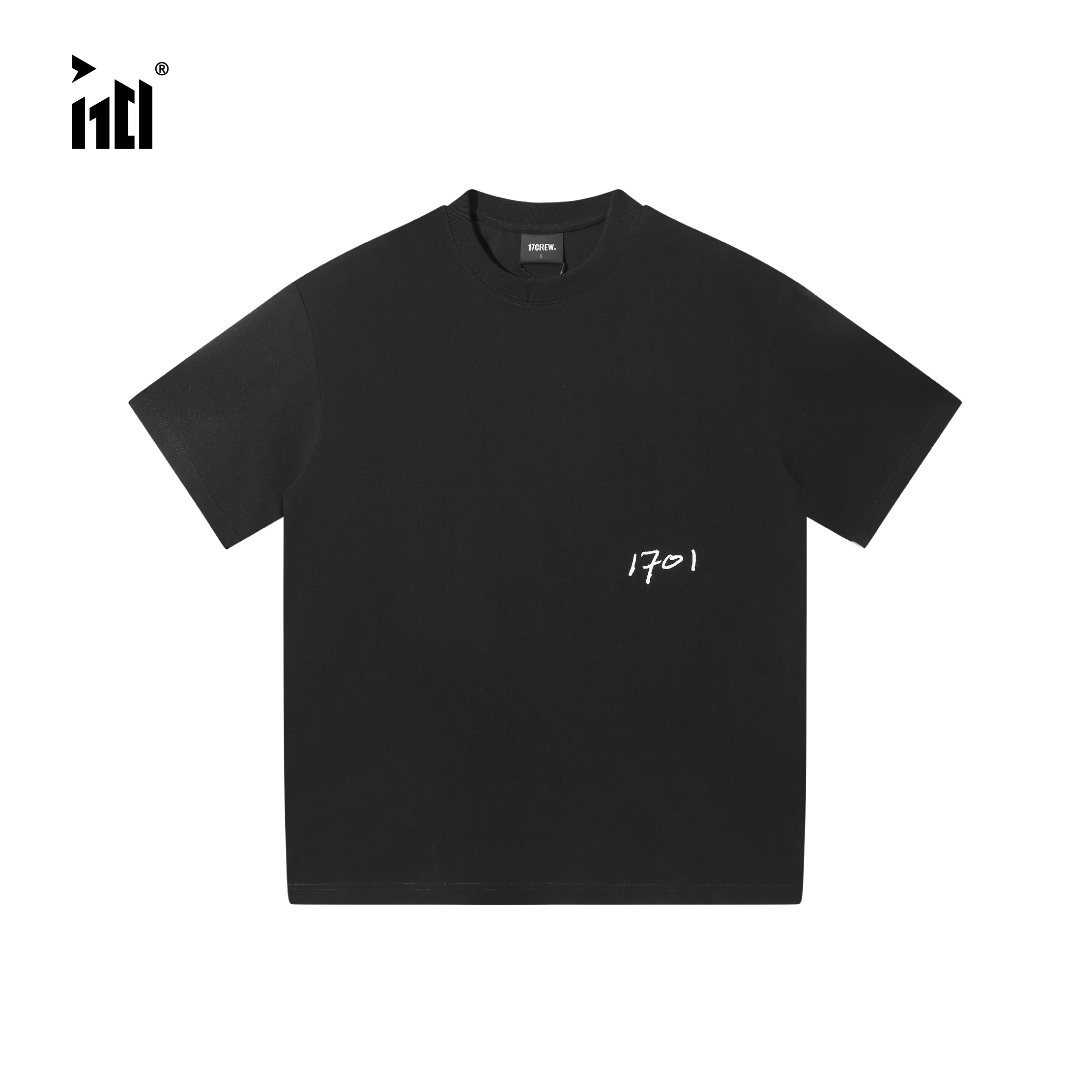 1701公式款原创设计简约男女同款260g科技凉感索罗娜短袖t