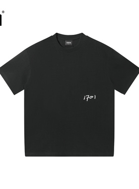 1701公式款原创设计简约男女同款260g科技凉感索罗娜短袖t