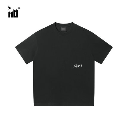 1701公式款原创设计简约男女同款260g科技凉感索罗娜短袖t