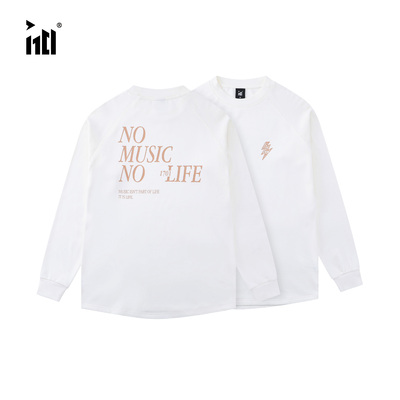 1701德绒抗菌发热保暖内搭男女宽松秋冬纯色长袖T