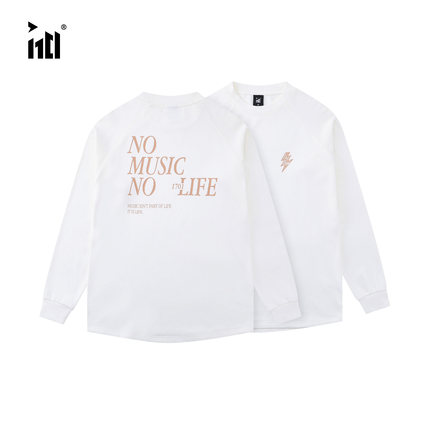 1701德绒抗菌发热保暖内搭男女宽松秋冬纯色长袖T