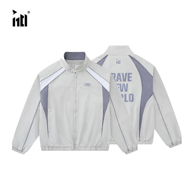 运动风衣外套男女同款双色