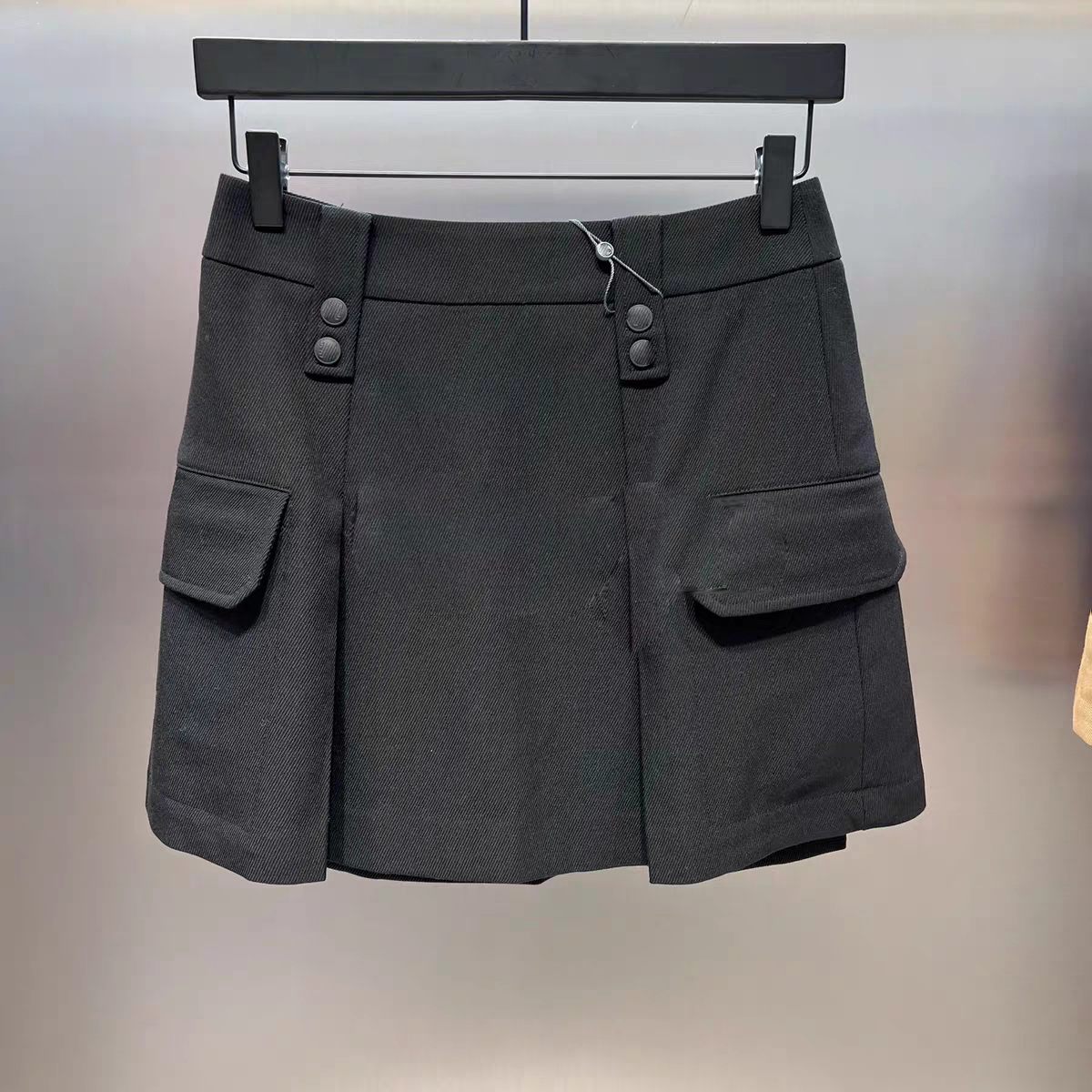 显瘦百搭爆款大口袋工装裙子女装