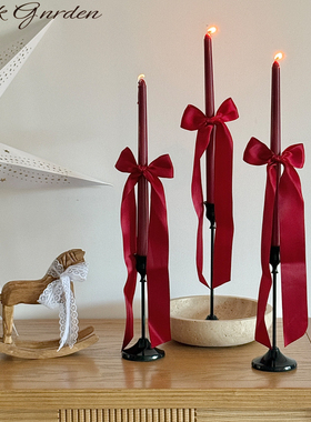 情人节七夕氛围感烛台套装