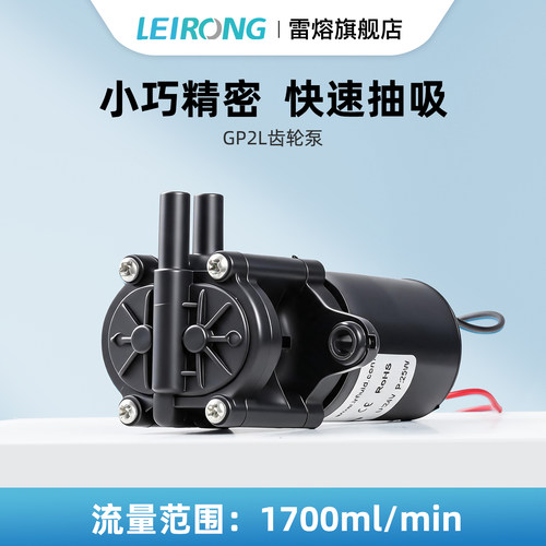 雷熔有刷电机GP2L齿轮泵增压抽油