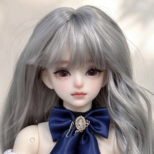 陛姬蒂BJD四分女头树脂现货