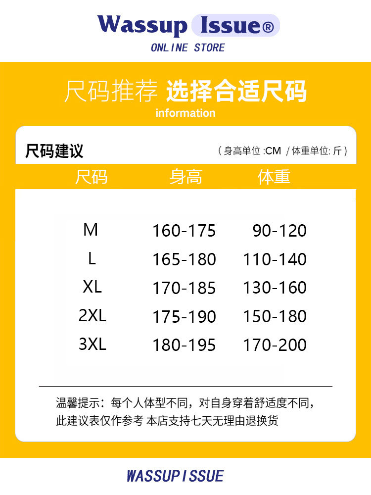 WASSUP ISSUE AMERICAN FASHION BRAND WORKWEAR COTTON JACKET MENS WARM COTTON JACKET WINTER COTTON WEAR STREET TREND JACKET