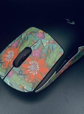 鼠标防汗贴GPW一代/二代吸汗防滑贴纸903毒蝰502G304类蜥蜴皮csgo